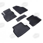 Коврики салона резиновые с бортиком для Chevrolet Cruze (2009-) (2 передних)