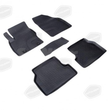 Коврики салона резиновые с бортиком для Chevrolet Orlando (из 7-ми)(2011-)-0