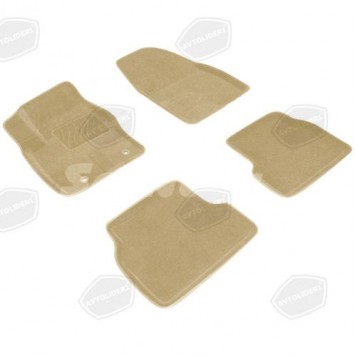 Комплект ковриков 3D LEXUS ES 250 13г. бежевые-0